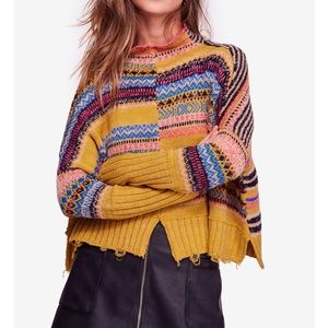 Free people All The Pattern Pullover Sweater
